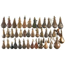 Collection of Powder Flasks