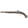 Image 2 : European Flintlock Pistol with Deep Relief Engraved Furniture