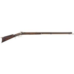 Unmarked Half Stock Percussion Rifle