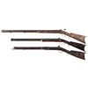 Image 2 : Three Half Stock Percussion Rifles -A) G. Goulcher Rifle