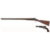 Image 2 : Two Percussion Firearms -A) George Newton Marked Side by Side Shotgun
