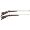 Image 1 : Collector's Lot of Two European Single Shot Rifles -A) Liege Proofed Needlefire Bolt Action Rifle