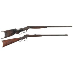 Two Single Shot Rifles -A) Stevens Model 47 Rifle