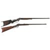 Image 1 : Two Single Shot Rifles -A) Stevens Model 47 Rifle