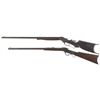 Image 2 : Two Single Shot Rifles -A) Stevens Model 47 Rifle