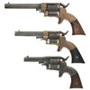 Image 2 : Collector's Lot of Three Allen & Wheelock .32 Sidehammer Rimfire Revolvers -A) Allen & Wheelock Bras