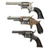 Image 2 : Three Antique Spur Trigger Revolvers -A) Uhlinger Revolver with Grant Marking