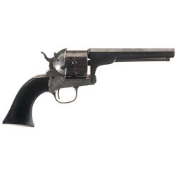 Engraved Moore's Patent Firearms Single Action Belt Revolver