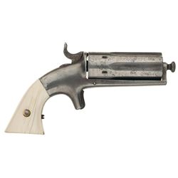 Bacon Arms Pepperbox Revolver with Ivory Grips
