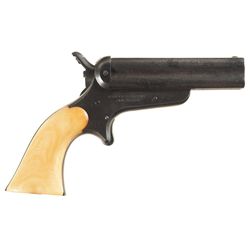 Sharps Model 3 Four Barrel Pepperbox Pistol with Ivory Grips