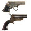 Image 1 : Two Pepperbox Pistols -A) Remington-Elliot .32 Pepperbox Pistol