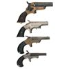 Image 1 : Collector's Lot of Four Single Shot Derringers -A) Eben T. Starr Derringer