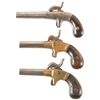 Image 2 : Three Single Shot Percussion Pistols -A) Unmarked Pistol
