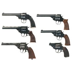 Collector's Lot of Six Harrington & Richardson Double Action Revolvers -A) Harrington & Richardson S