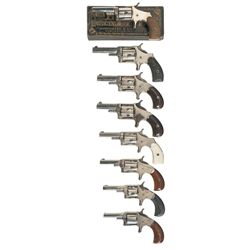 Collector's Lot of Eight Harrington & Richardson Spur Trigger Revolvers -A) Harrington & Richardson 
