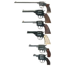 Collector's Lot of Six Harrington & Richardson Double Action Revolvers -A) Harrington & Richardson H