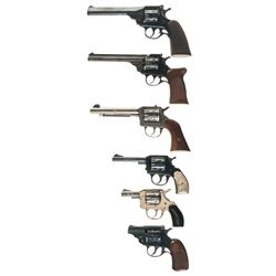 Collector's Lot of Six Harrington & Richardson Double Action Revolvers -A) Harrington & Richardson S
