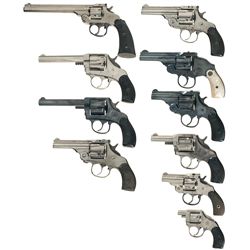Collector's Lot of Ten Harrington & Richardson Double Action Revolvers -A) Harrington & Richardson P