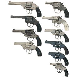Collector's Lot of Ten Harrington & Richardson Double Action Revolvers -A) Harrington & Richardson S