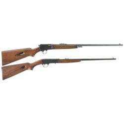 Two Semi-Automatic Rifles -A) Winchester Model 63 Rifle