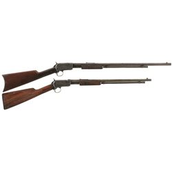 Two Winchester Slide Action Rifles -A) Winchester Model 1890 Rifle