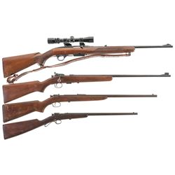 Collector's Lot of Four Winchester Rifles -A) Winchester Model 100 Semi-Automatic Rifle with Scope
