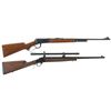 Image 1 : Two Winchester Rifles -A) Winchester Model 64 Lever Action Rifle