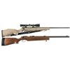 Image 1 : Two Bolt Action Rifles -A) Weatherby Mark V Rifle with Scope