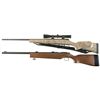 Image 2 : Two Bolt Action Rifles -A) Weatherby Mark V Rifle with Scope