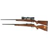 Image 2 : Two Bolt Action Rifles -A) Browning Medallion Rifle with Scope