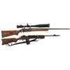 Image 1 : Two Ruger Rifles -A) Ruger M77 Mark II Bolt Action Rifle with Scope