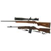 Image 2 : Two Ruger Rifles -A) Ruger M77 Mark II Bolt Action Rifle with Scope