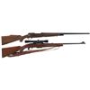 Image 1 : Two Winchester Rifles -A) Winchester Model 70 Bolt Action Rifle