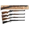 Image 1 : Five Lever Action Long Guns -A) Rossi Manufactured Early EMF Hartford Model 1892 Rifle with Box
