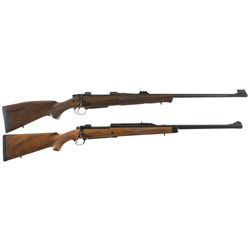 Two Big Bore Bolt Action Rifles -A) CZ Model 550 Safari Magnum Rifle in 416 Rigby