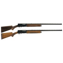 Two Browning Semi-Automatic Shotguns -A) Belgian Browning Auto 5 Light 12 Shotgun