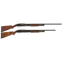 Two Winchester Model 12 Slide Action Shotguns -A) Winchester Model 12 Shotgun