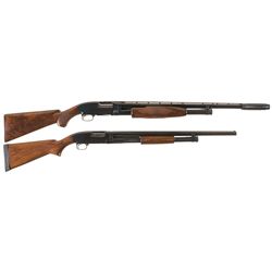 Two Winchester Model 12 Slide Action Shotguns -A) Winchester Model 12 Shotgun
