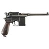 Image 2 : World War I Era Mauser Commercial Broomhandle Semi-Automatic Pistol with Matching Numbered Stock