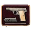 Image 1 : Engraved Fabrique Nationale Model 1910 Semi-Automatic Pistol with Ivory Grips and Case