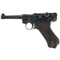 1940 Dated "42" Code Mauser Luger Semi-Automatic Pistol