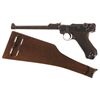 Image 1 : DWM 1917 Dated Model 1914 Artillery Luger Semi-Automatic Pistol with Shoulder Stock