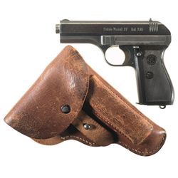 Nazi Proofed CZ Model 27 Semi-Automatic Pistol with Holster