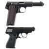 Image 2 : Two Nazi Proofed European Semi-Automatic Pistols with Holsters -A) Astra Model 600 Pistol with Extra