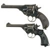 Image 1 : Collector's Lot of Two Webley & Scott Double Action Revolvers -A) Webley & Scott Mark III Revolver