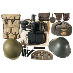 Grouping of European Military Style Items