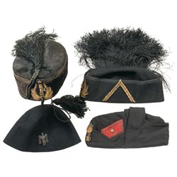 Grouping of Italian Military Style Hats