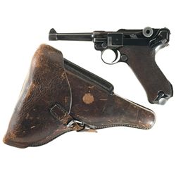 1939 Dated Mauser "42" Code Luger Pistol with Holster