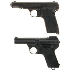 Collector's Lot of Two European Semi-Automatic Pistols -A) Nazi Proofed MAB Model D Pistol