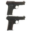 Image 2 : Collector's Lot of Two Early Beretta Semi-Automatic Pistols -A) Beretta Model 1915/1917 Pistol